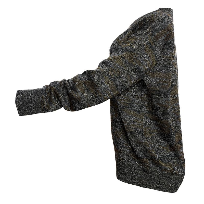Sueter-Isabel-Marant-Lurex-Grafite-e-Dourado