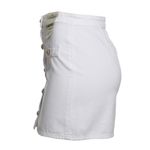 Saia-L-Agence-Mini-Jeans-Branca