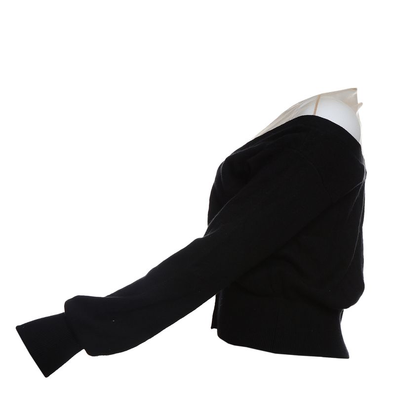Cardigan-Alexander-Wang-com-Tule-Preto