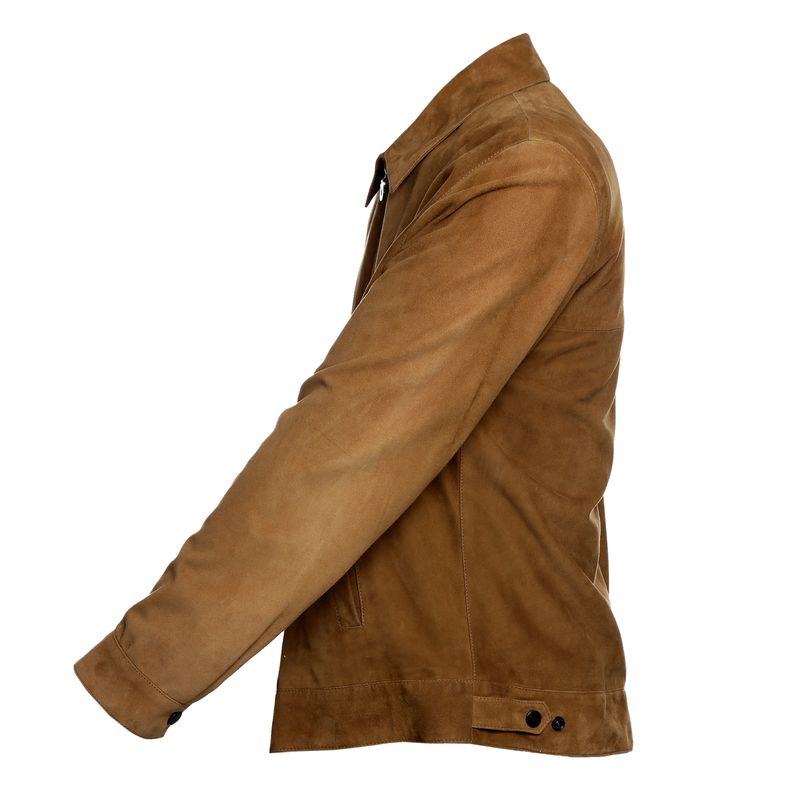 Jaqueta-Salvatore-Ferragamo-Camurca-Caramelo