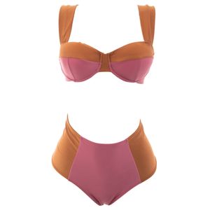 Biquini Nidas Rosa Cobre