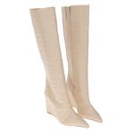 Bota-Schutz-Croco-Creme