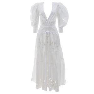 Vestido PatBo Branco Bordado