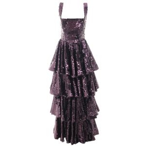 Vestido Iorane Paetê Roxo