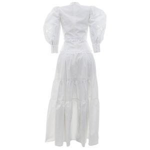 Vestido PatBo Branco Bordado