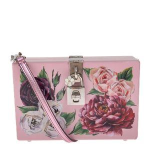 Bolsa Dolce & Gabbana Clutch Floral Rosa