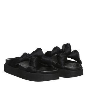 Sandália Ganni Mid Knotted Preta