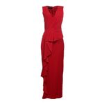Vestido-Carolina-Herrera-Drapeado-Vermelho
