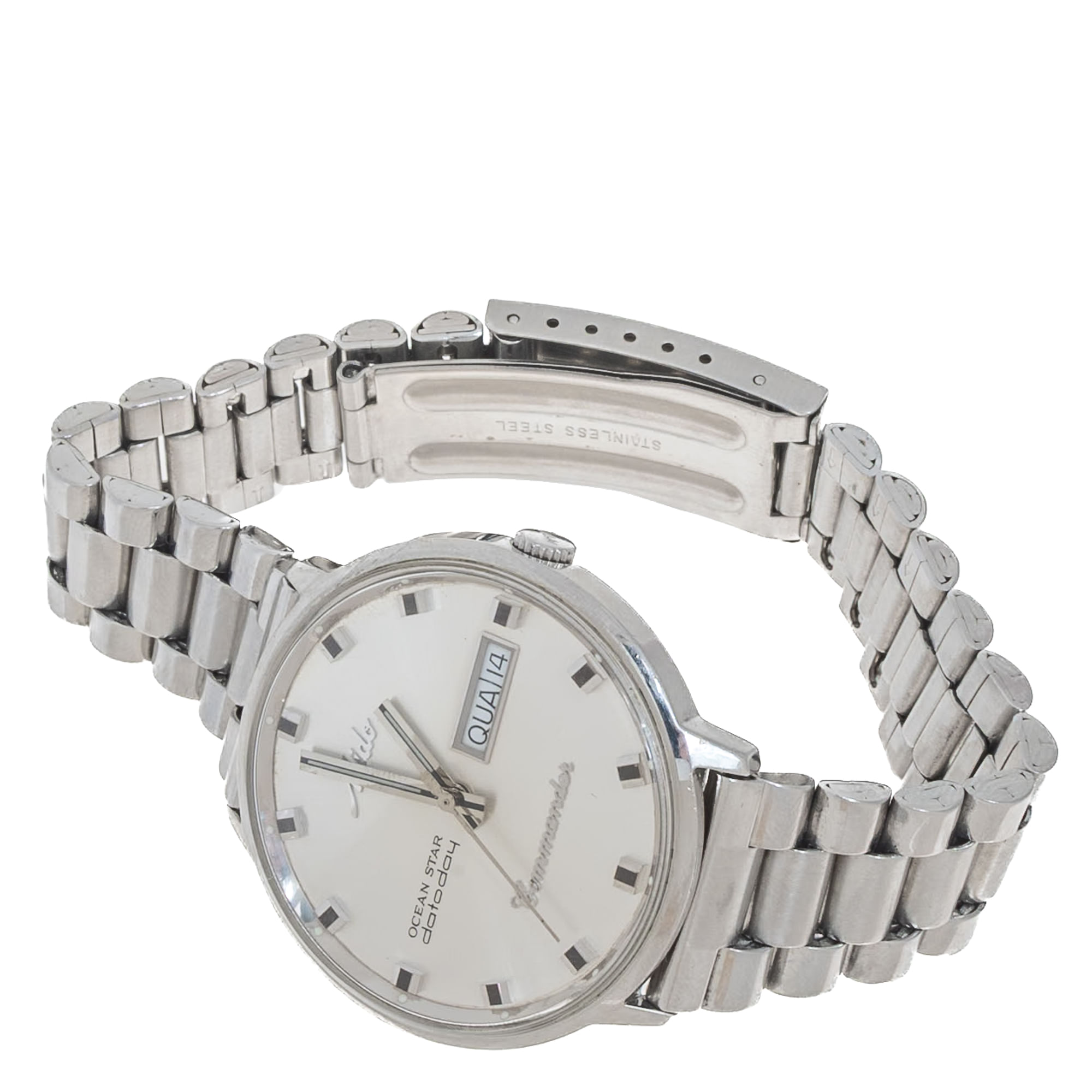 Relógio Mido Commander Datoday Aço | Brechó de luxo - Prettynew