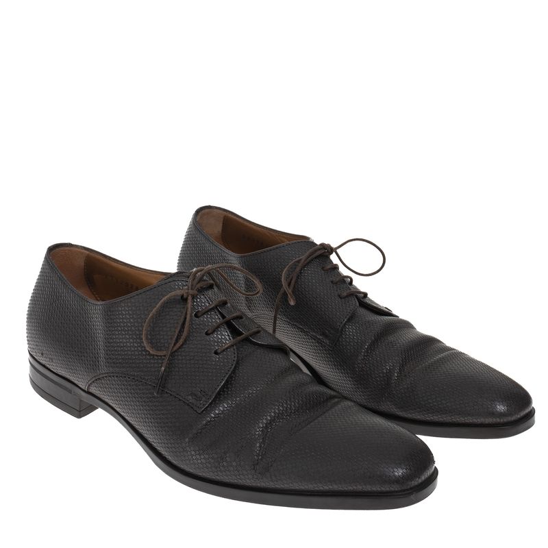 Sapato-Hugo-Boss-Texturizado-Marrom