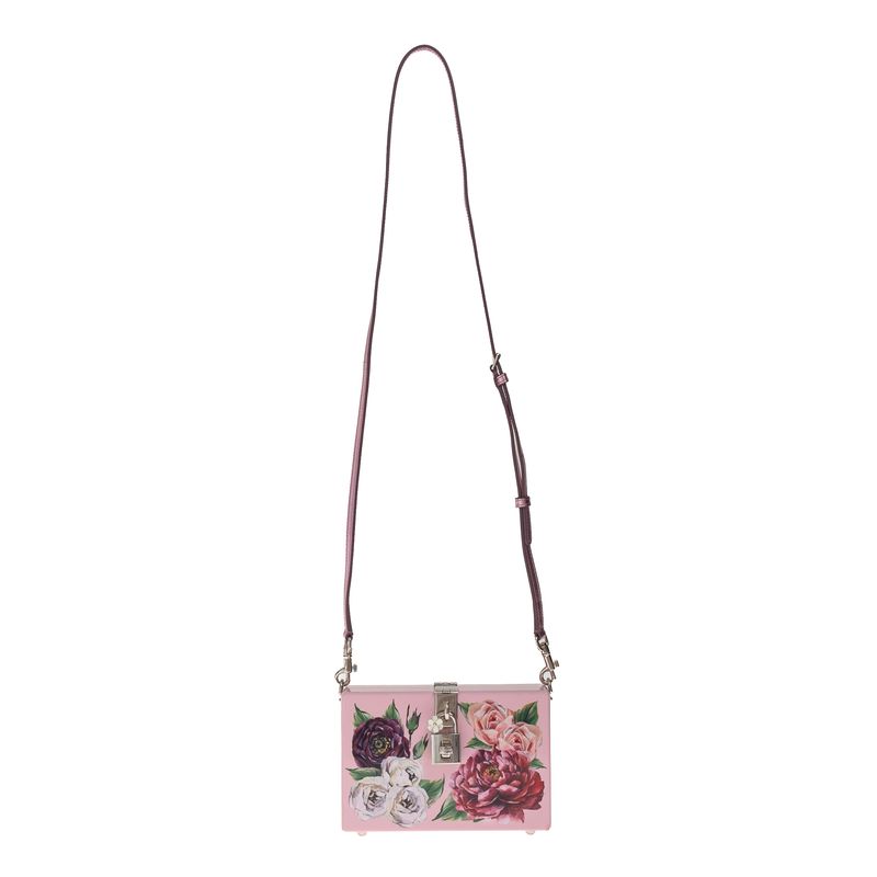 Bolsa-Dolce---Gabbana-Clutch-Floral-Rosa