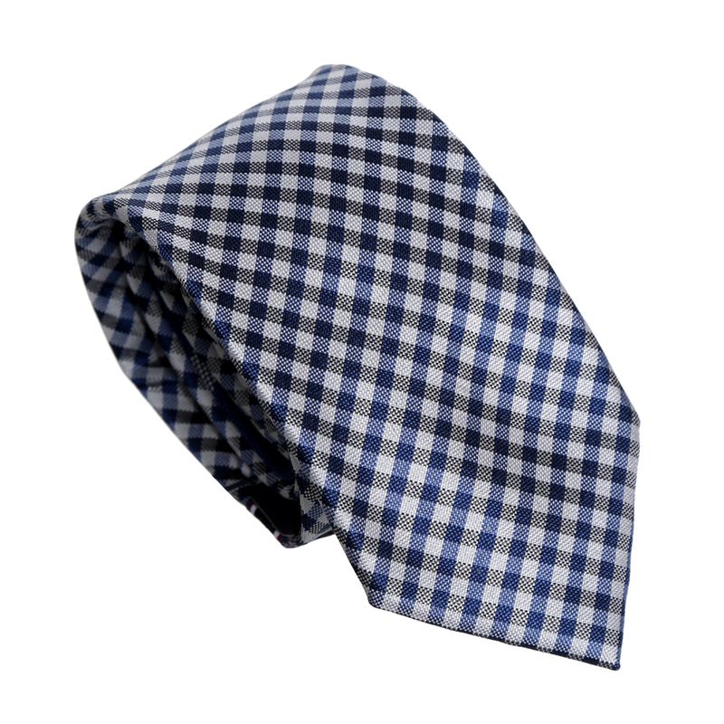 Gravata-Tommy-Hilfiger-Xadrez-Azul