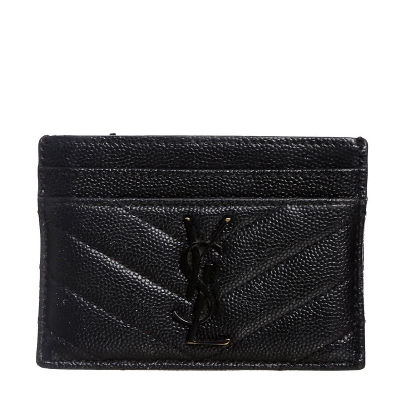 Porta-Cartao-Saint-Laurent-Monograma-Preto-