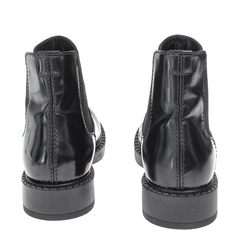 Bota-Prada-Chelsea-Couro-Preto