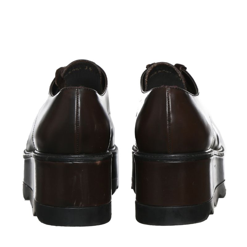 Sapato-Prada-Oxford-Couro-Marrom
