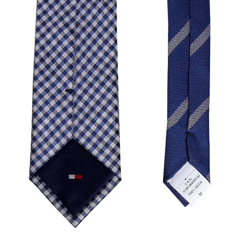 Gravata-Tommy-Hilfiger-Xadrez-Azul