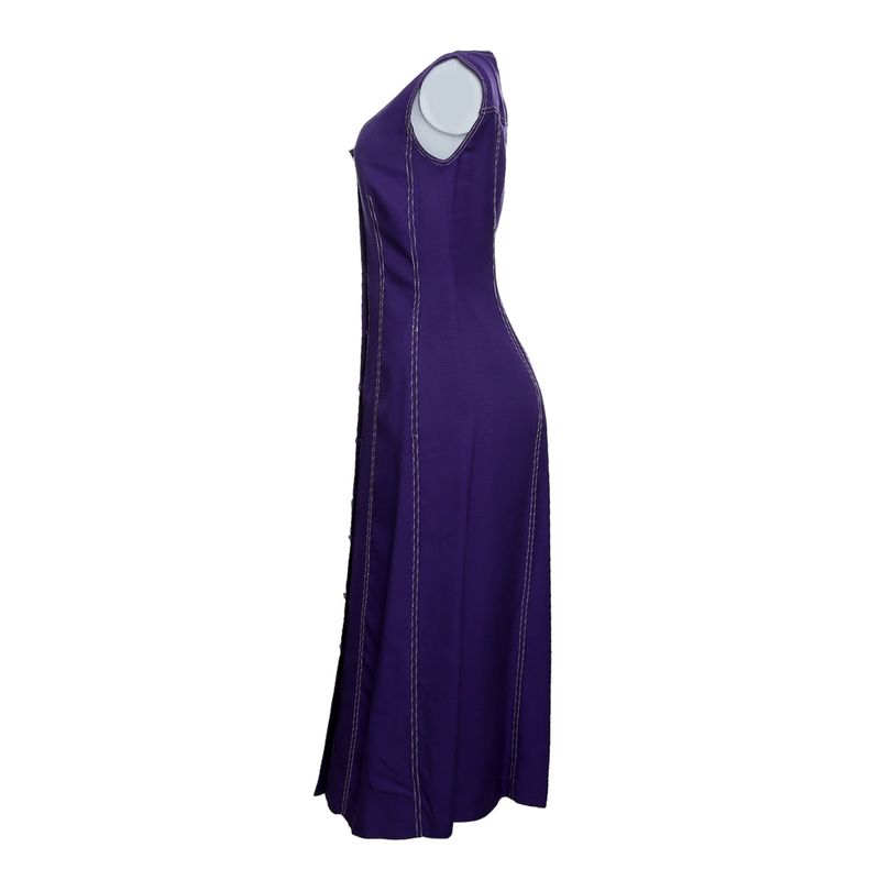 Vestido-Prada-Botoes-Roxo