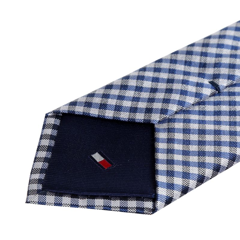 Gravata-Tommy-Hilfiger-Xadrez-Azul