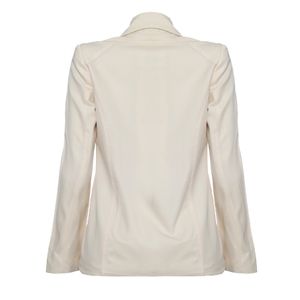 Blazer Cris Barros Lã Creme