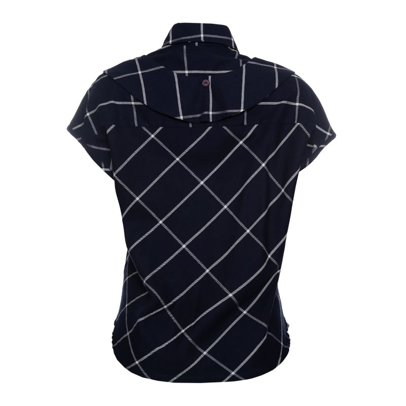 Camisa-Le-Soleil-d-ete-Xadrez-Azul-e-Branca