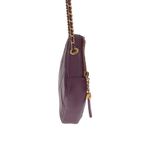 Bolsa-Chanel-Diamond-Lambskin-Roxo