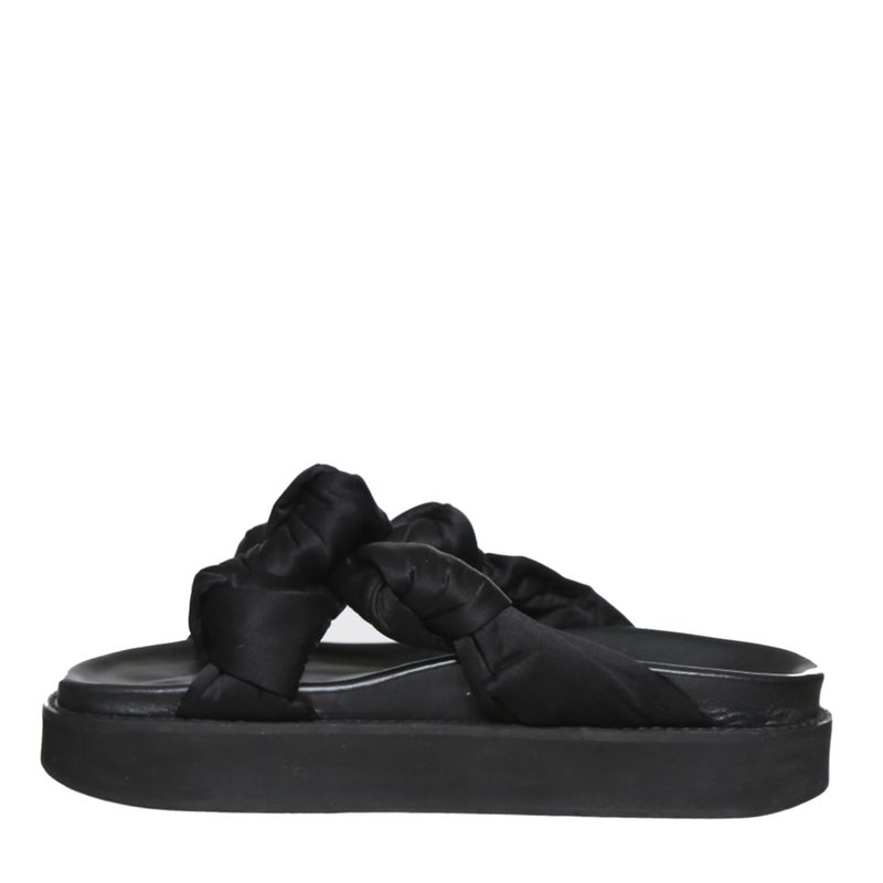 Sandalia-Ganni-Mid-Knotted-Preta