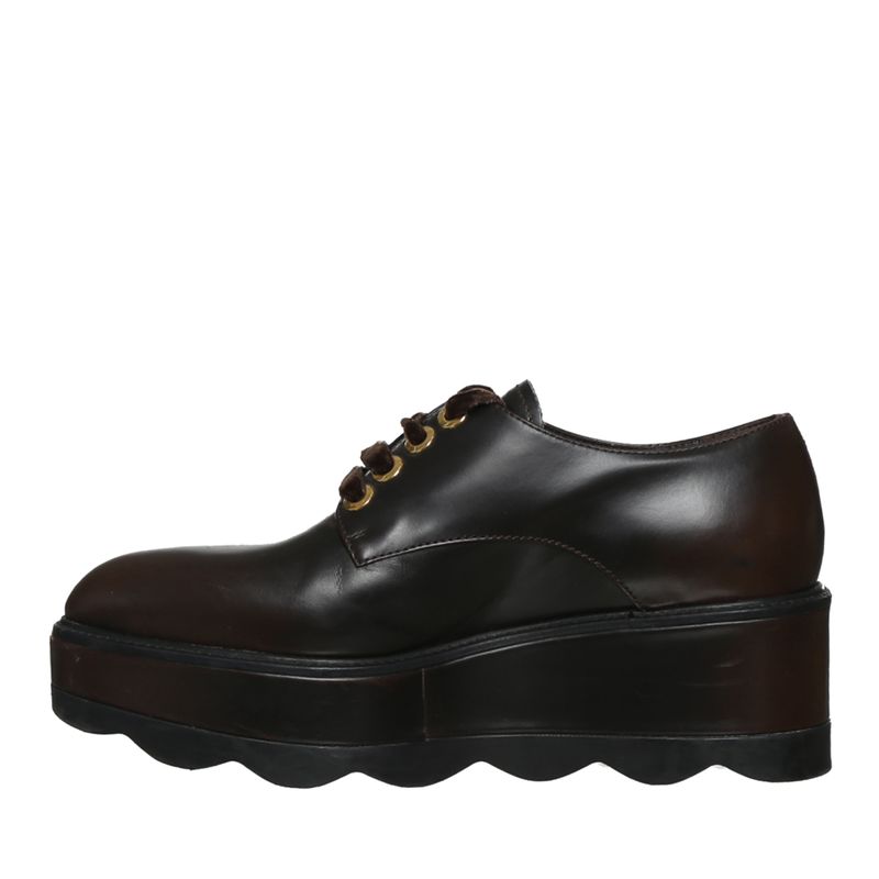 Sapato-Prada-Oxford-Couro-Marrom