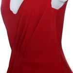 Vestido-Carolina-Herrera-Drapeado-Vermelho