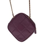 Bolsa-Chanel-Diamond-Lambskin-Roxo