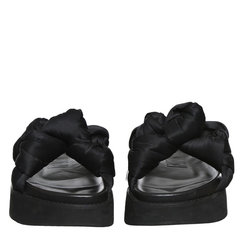 Sandalia-Ganni-Mid-Knotted-Preta