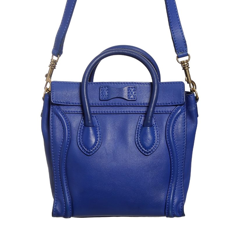 Bolsa-Celine-Luggage-Nano-Azul
