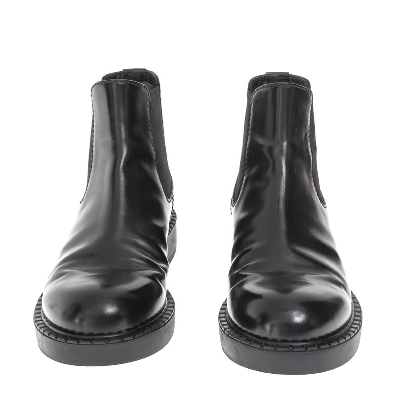 Bota-Prada-Chelsea-Couro-Preto