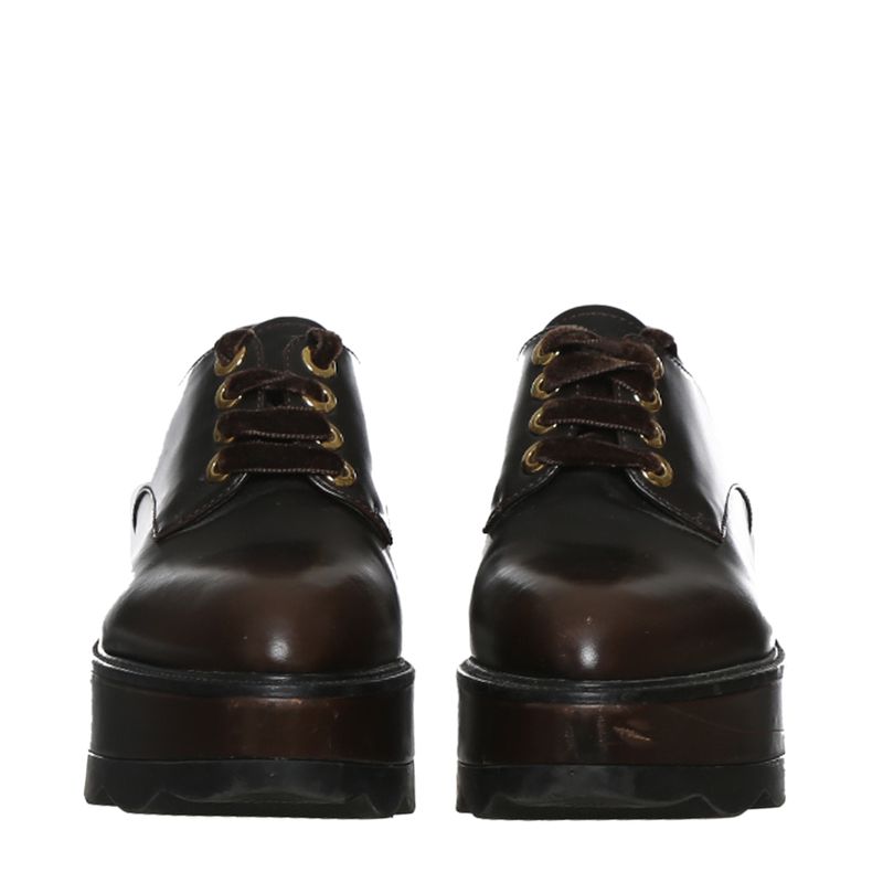 Sapato-Prada-Oxford-Couro-Marrom