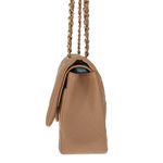Bolsa-Chanel-Double-Flap-Jumpo-Caviar-Bege
