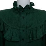 Blusa-Saint-Laurent-Seda-Verde-
