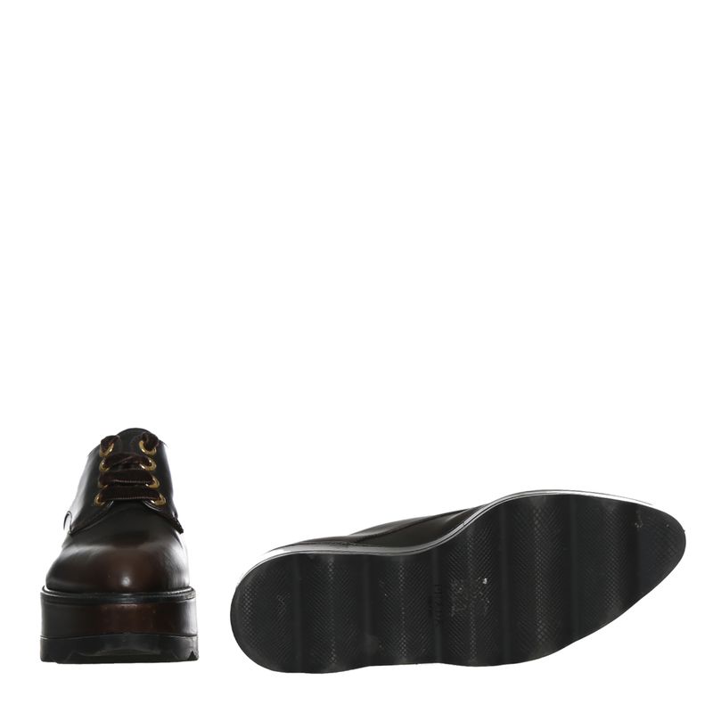Sapato-Prada-Oxford-Couro-Marrom