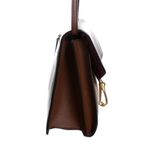 Bolsa-Burberry-Housechek-e-Couro-Marrom--