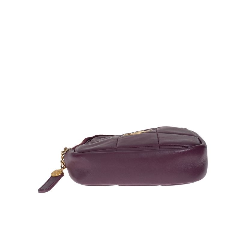 Bolsa-Chanel-Diamond-Lambskin-Roxo