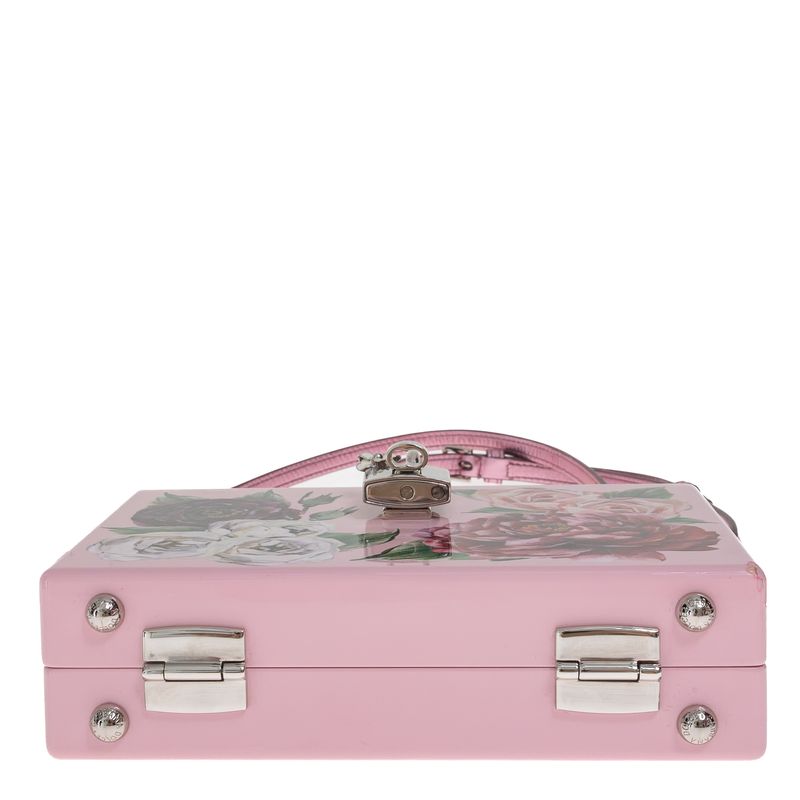 Bolsa-Dolce---Gabbana-Clutch-Floral-Rosa