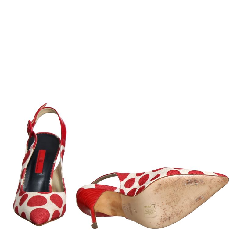 Sapato-Carolina-Herrera-Scarpin-Poa-Vermelho-e-Bege