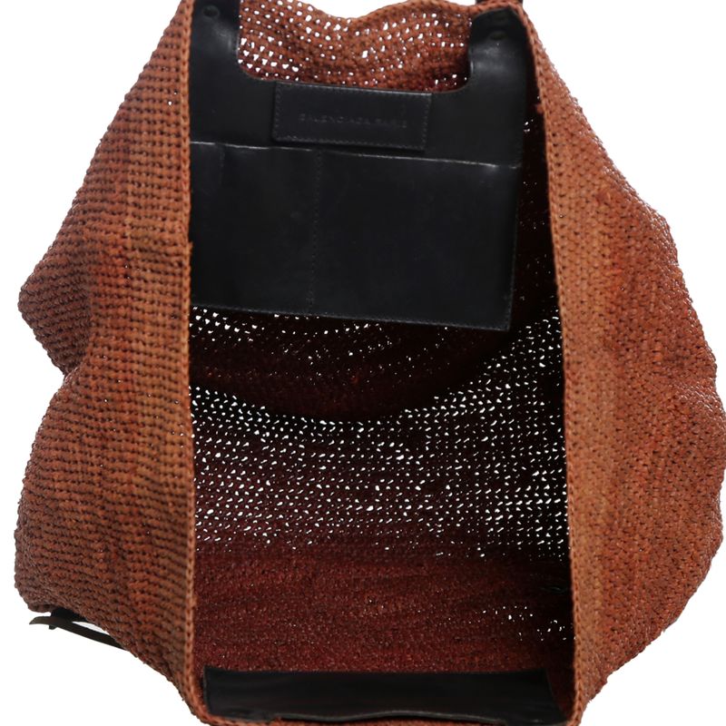 Bolsa-Balenciaga-Rafia-e-Couro-Bicolor-----