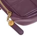 Bolsa-Chanel-Diamond-Lambskin-Roxo