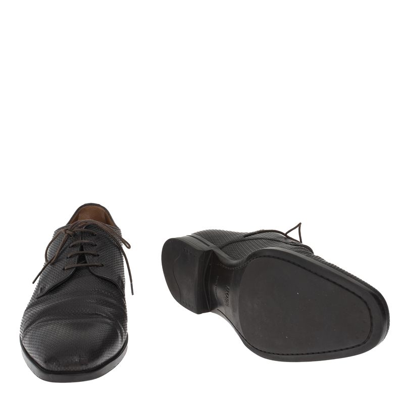 Sapato-Hugo-Boss-Texturizado-Marrom