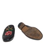 Mocassim-Gucci-Mule-Princetown-Floral-Preto