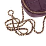 Bolsa-Chanel-Diamond-Lambskin-Roxo