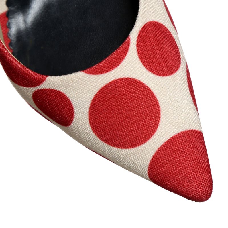 Sapato-Carolina-Herrera-Scarpin-Poa-Vermelho-e-Bege