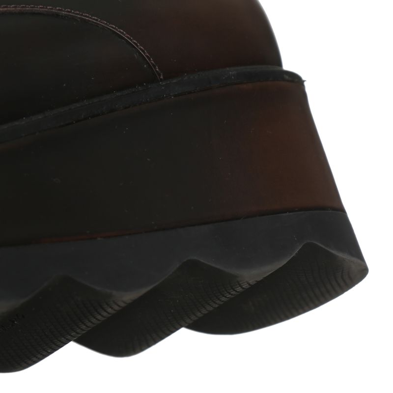 Sapato-Prada-Oxford-Couro-Marrom