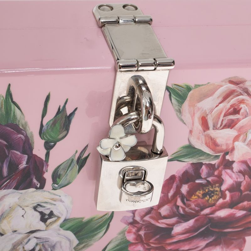 Bolsa-Dolce---Gabbana-Clutch-Floral-Rosa