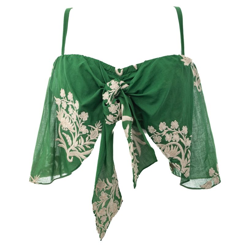 Blusa-Cris-Barros-Algodao-Bordado-Verde