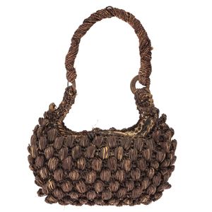 Bolsa Mixed Palha Marrom